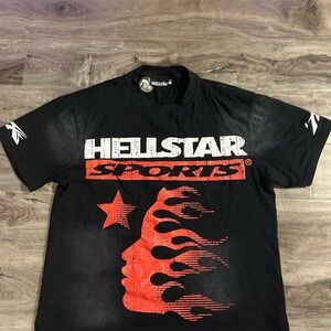 Hellstar sports black t shirt size Small men’s